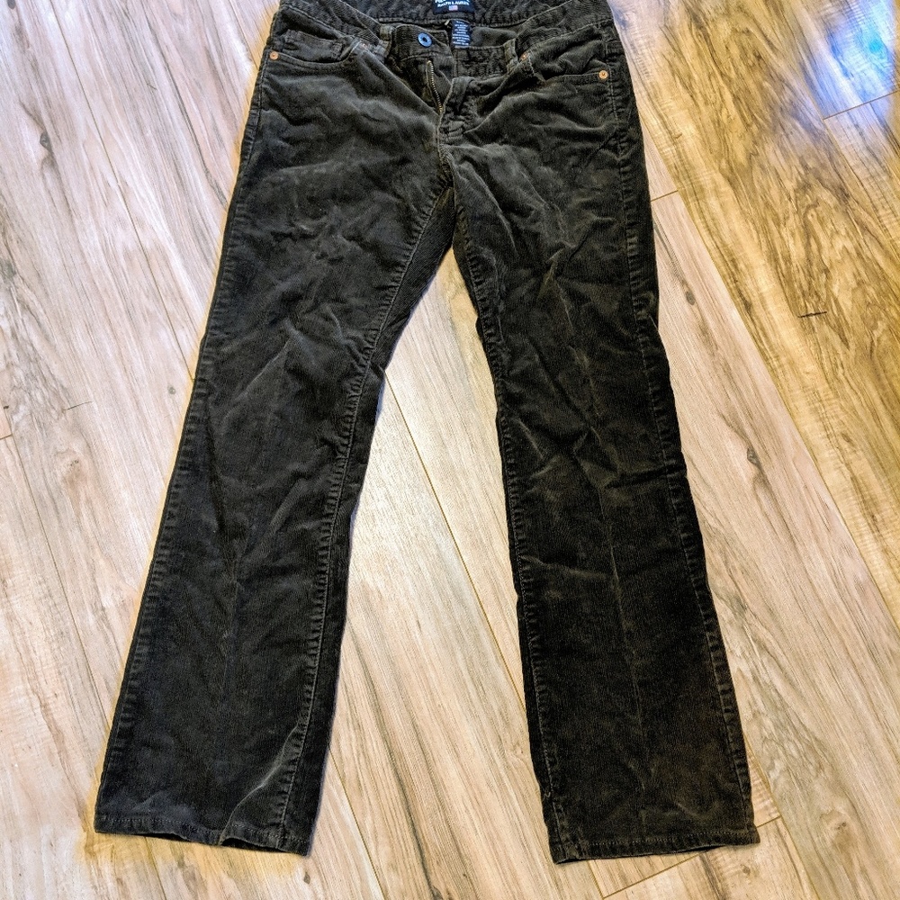 Ralph Lauren black label dark green jeans. Size 4.